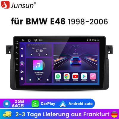9'' Android 15 Autoradio Für BMW 3er E46 1998-2006 GPS Nav WIFI BT DAB+ SWC 2+64G
