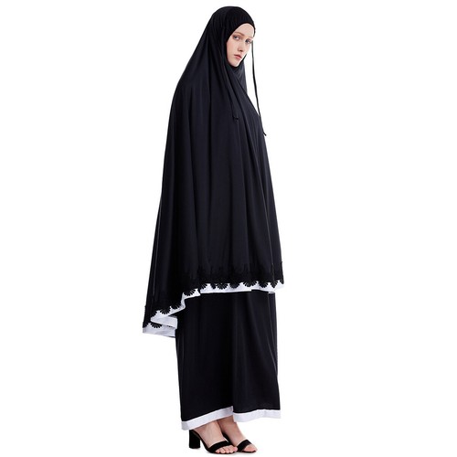 Ramadán Mujeres Khimar Vestido de Oración Kaftán Niqab Vestido Árabe Disfraces Islámicos - Imagen 205 de 315