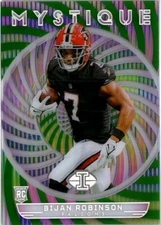 2023 Panini Illusions BIJAN ROBINSON Mystique Rookie Emerald