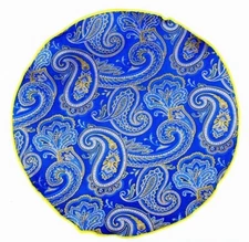 Lord R Colton Masterworks Pocket Round Ravelo Royal Blue Silk - $75 Retail New