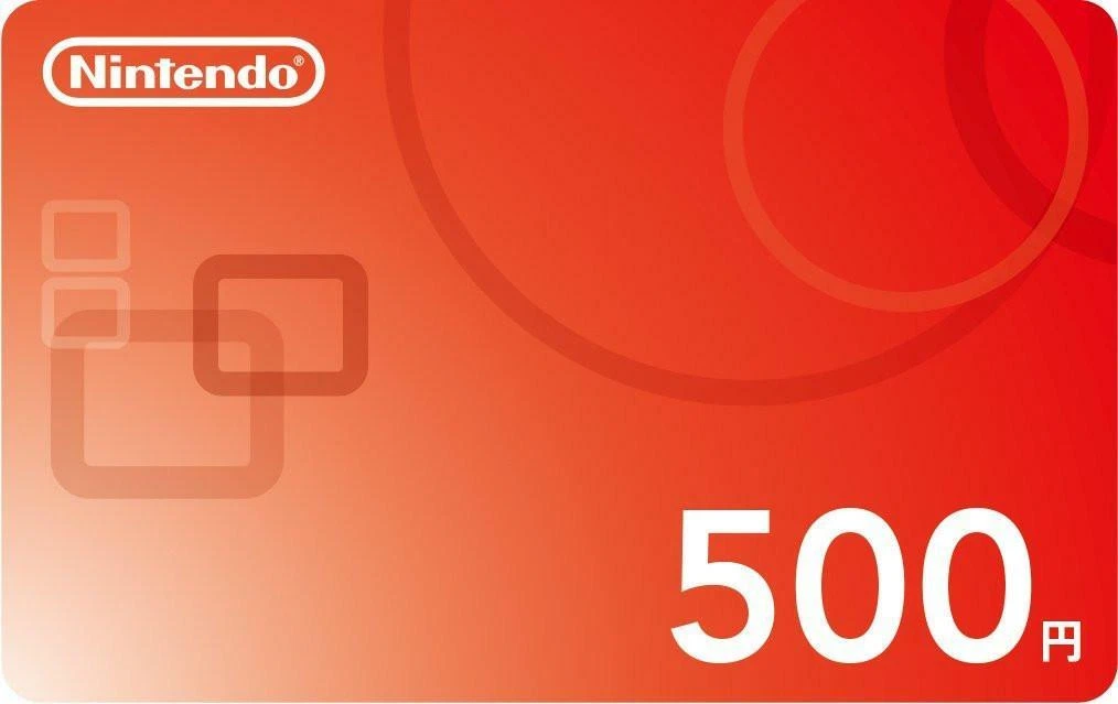 Japan Nintendo eShop 500 Yen Prepaid Digital Card Japanese