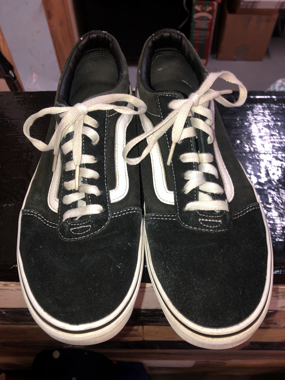 Vans womens size 9 mens 7 1/2 black and 