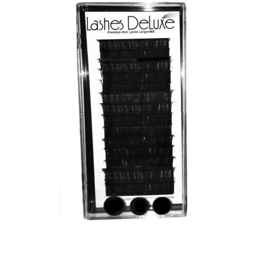 Lashes DeLuxe 16Reihen  B-Curl-0,20x6-16mm  Nerzwimpern Längen MIX synthetik  - Bild 1 von 1