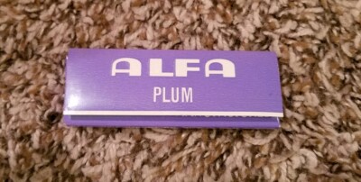 Vintage 1960s ALFA Plum Cigarette Rolling Paper RARE!