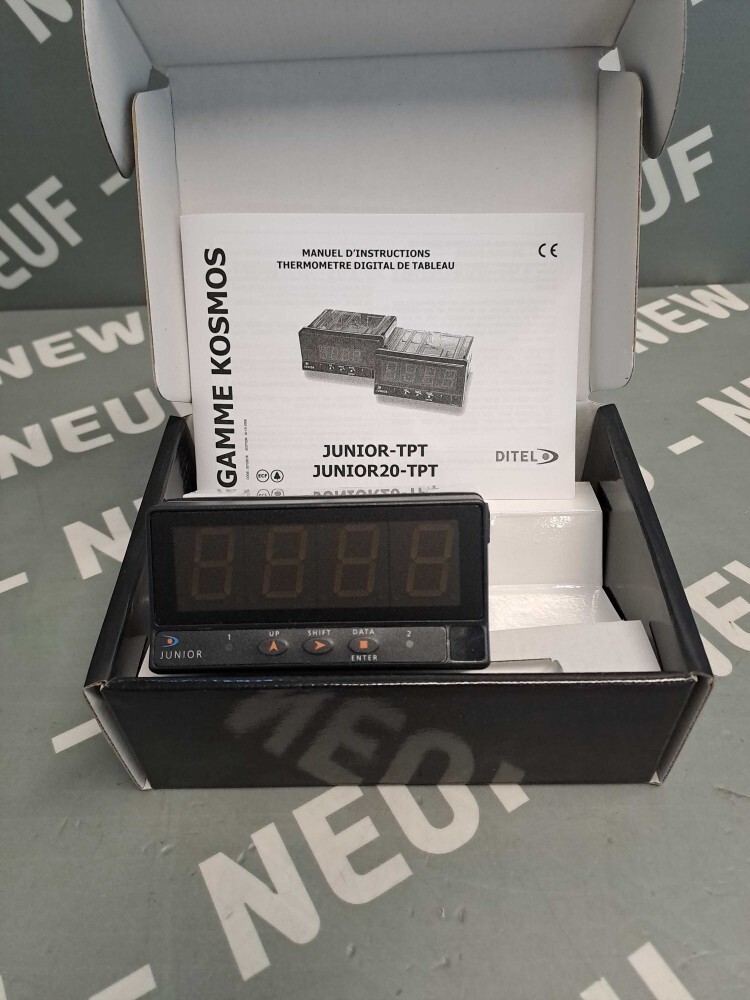 Thermometre digital JR20TPT Ditel avec ecran LCD et alerte sonore de fievre pour la maison