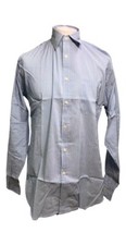 Kirkland Signature Men's Non-Iron Button Up Dress Shirt Blue Color Size S 12/31