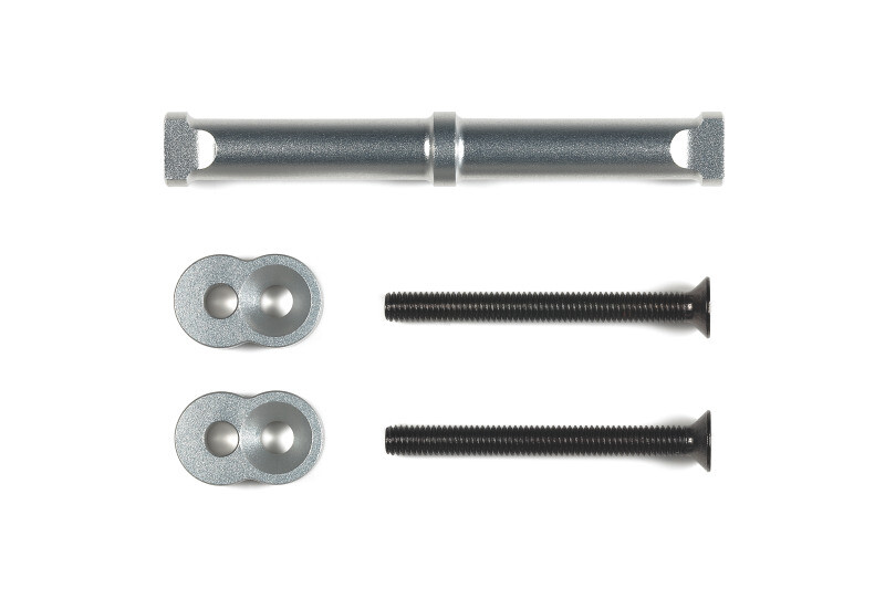 Tamiya 300022089 - BB-01 Aluminum Shock Absorber Holder Rear Silver - New