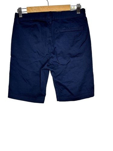 NWT J Crew Crewcuts Factory Boys Gramercy Shorts 14 Flex Chino Navy Blue - Picture 7 of 10