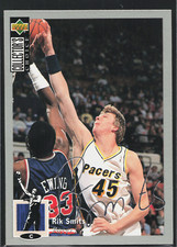 1994 Collector's Choice #45 Rik Smits Silver Signatures