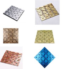 Peel and Stick Mosaic Wall Tile Self Adhesive Backsplash Kitchen Wall Stickers