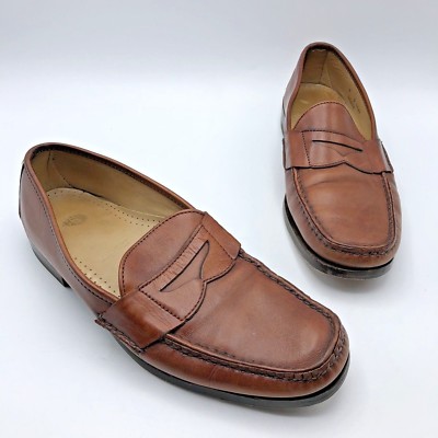 Allen Edmonds Classic Tan Leather Slip-Ons size 9 m_6921b812954cbc9b167ffa66.jpg main image 3