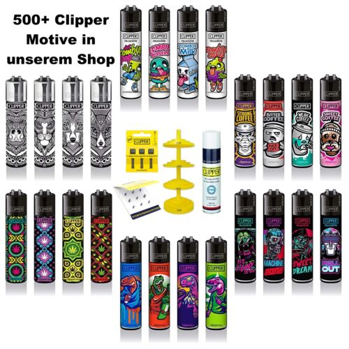 Clipper® Feuerzeug 4er Pack - Premiumqualität zum kleinen Preis - Bild 1 von 66