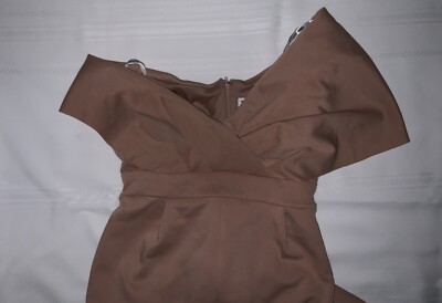ASOS Curve Fallen Shoulder Scuba Jumpsuit | eBay