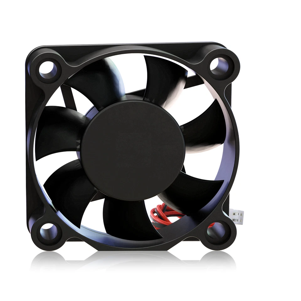 Lüfter 12V 25x25 bürstenlos PC 25mm x 25mm 2,5cm Mini Axiallüfter Gehäuselüfter - Bild 4 von 4