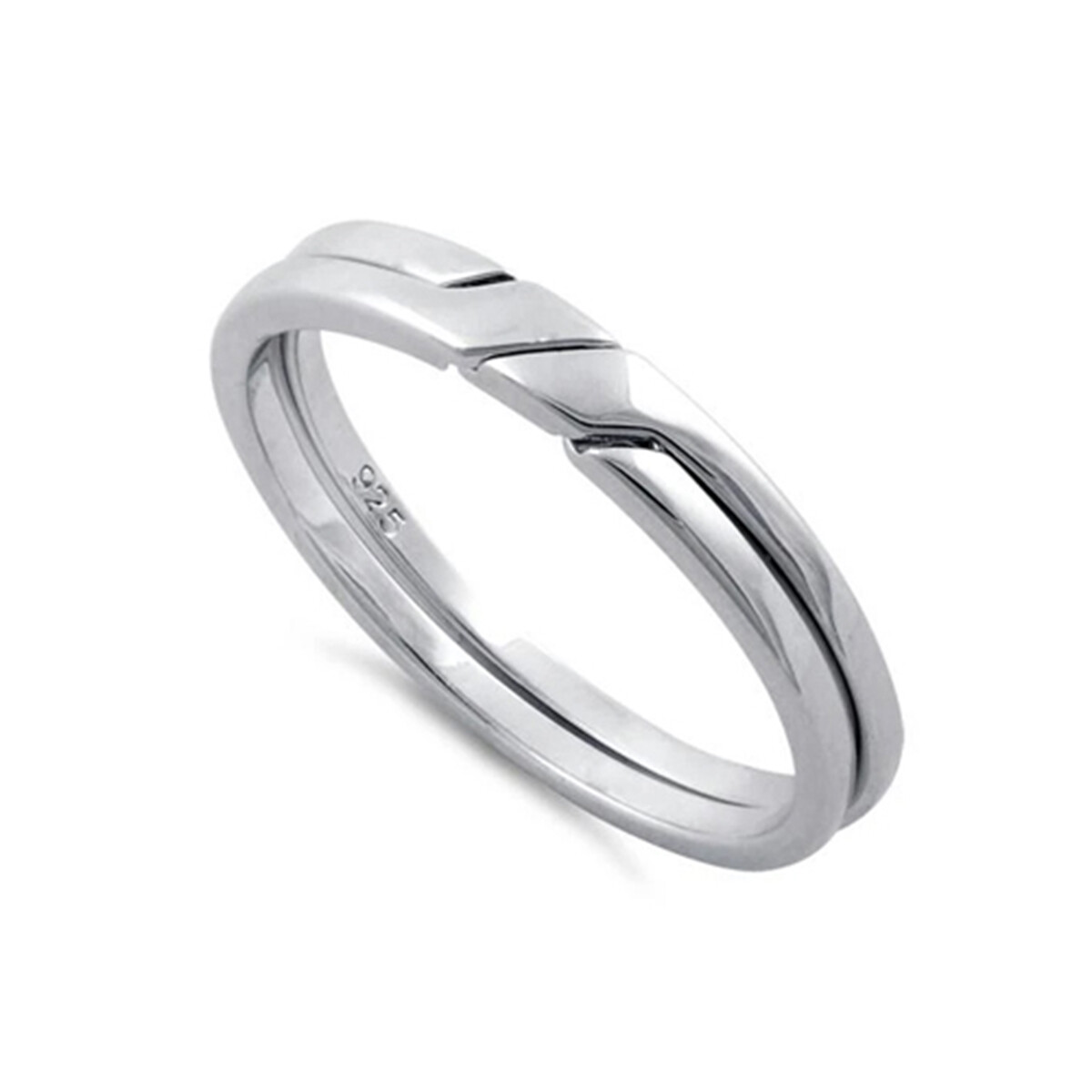 Stackable 925 Sterling Silver Puzzle Ring Perfect for Halloween