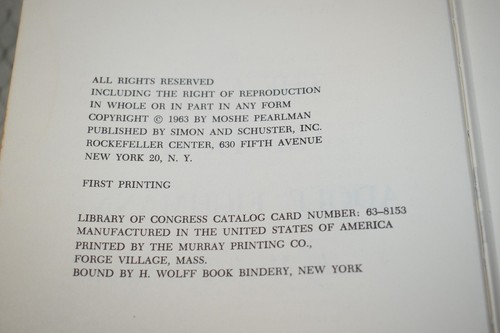 The Capture and Trial of Adolf Eichman Moshe Pearlman (1st Edition/First Print) - Picture 5 of 9