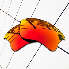 TRUE Polarized Replacement Lenses for-Oakley Half Jacket XLJ Frame Fire Red