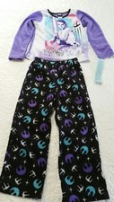 STAR WARS PYJAMA GIRLS 2 PC PJ SET WITH SLEEP SACK SIZE SMALL