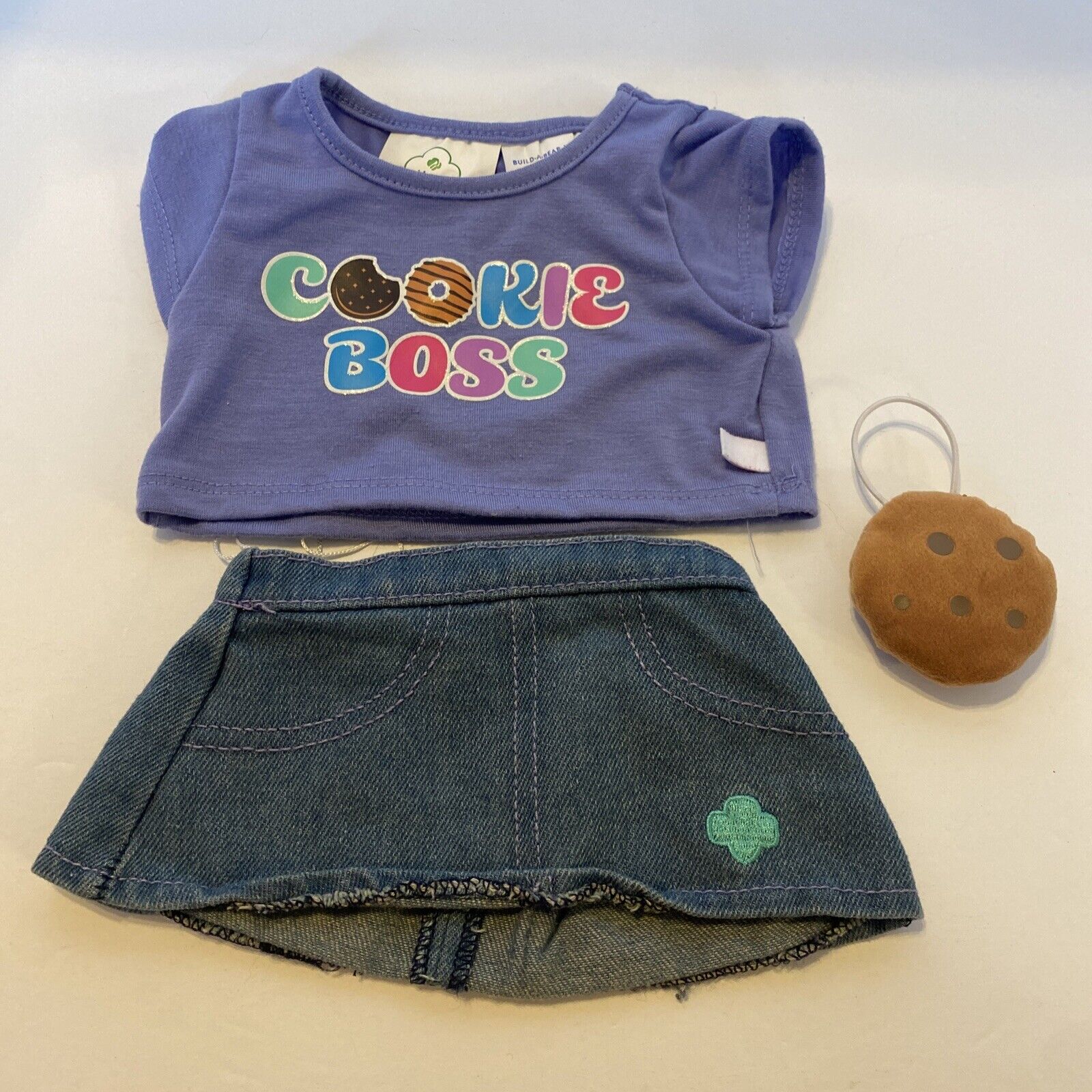 Build-A-Bear Girl Scout Sisters Forever T-Shirt & Skirt Set