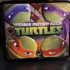 teenage mutant ninja turtles lunch box 2014 Viacom International Inc. 100% Steel