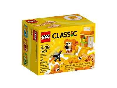 Lego Orange Creativity Box 10709 Classic Minifigure Building Set