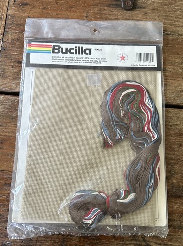 Bucilla Counted Cross Stitch Kit 40025 "God Bless America" Sampler New Sealed - Picture 3 of 3