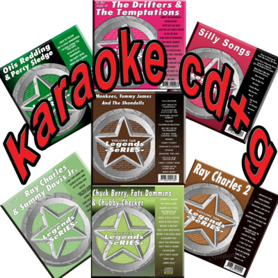 Ray Charles,The Drifters,Otis Redding,Monkees,Karaoke 7 CD+G Legend Series New