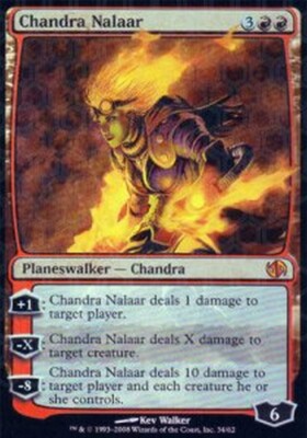 MRM ENGLISH FOIL Chandra Nalaar - Chandra Nala�r MTG Magic D&D J vs C