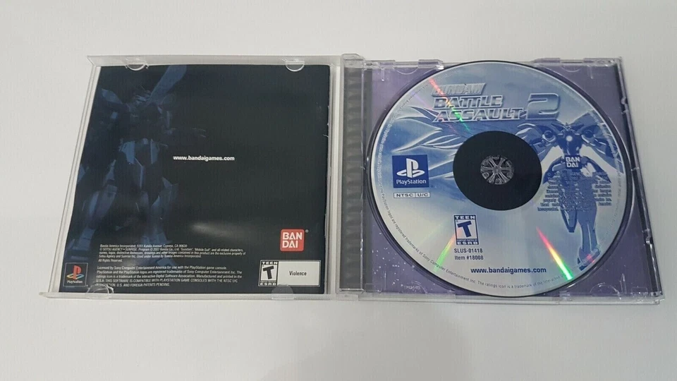 Gundam Battle Assault 2 [PS1] [PlayStation 1] [2002] [Complete!] - Image 2 of 4