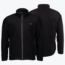Mobile Warming Mens Trek 2.0 Fleece Heated Jacket Kit Black Xl