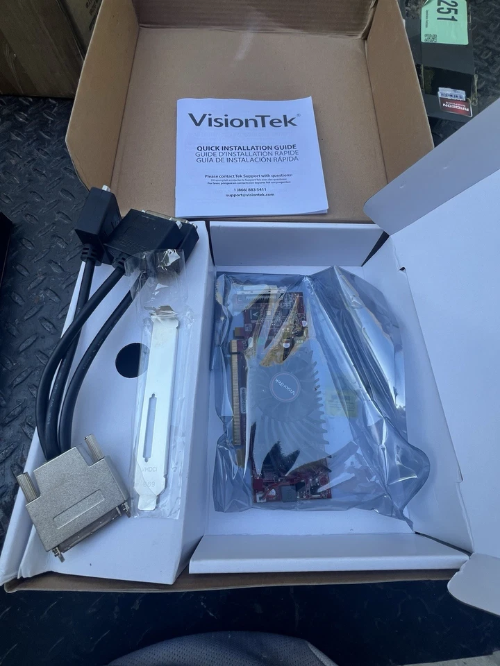 Visiontek Radeon 5450 (900344) 512MB, VHDCI B2 PCIe Graphics Card w/ Box - Image 2 of 4