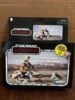 Star Wars: The Mandalorian Vintage Speeder Bike, Scout Trooper and Grogu Action
