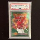 2020 TOPPS FINEST FLASHBACKS #116 MIKE TROUT PSA 10 Los Angels Angels MVP