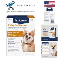 7 Way De-Wormer Chewables for Small Dogs and Puppies 6-25 lbs Pet Armour Oral