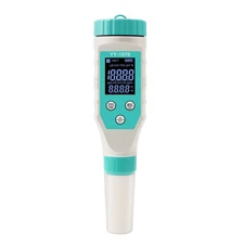 Digital Chlorine Meter PH Tester 7in1 SALT/ORP/TDS/EC/TEMP WaterQuality Analyzer