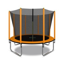 SkyBound Trampoline with Safety Padded Poles - 10ft 12ft 14ft 15ft 16ft Large...