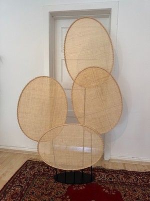 Raumteiler Paravent Canopée, Rattan, AM.PM Design by E. Gallin