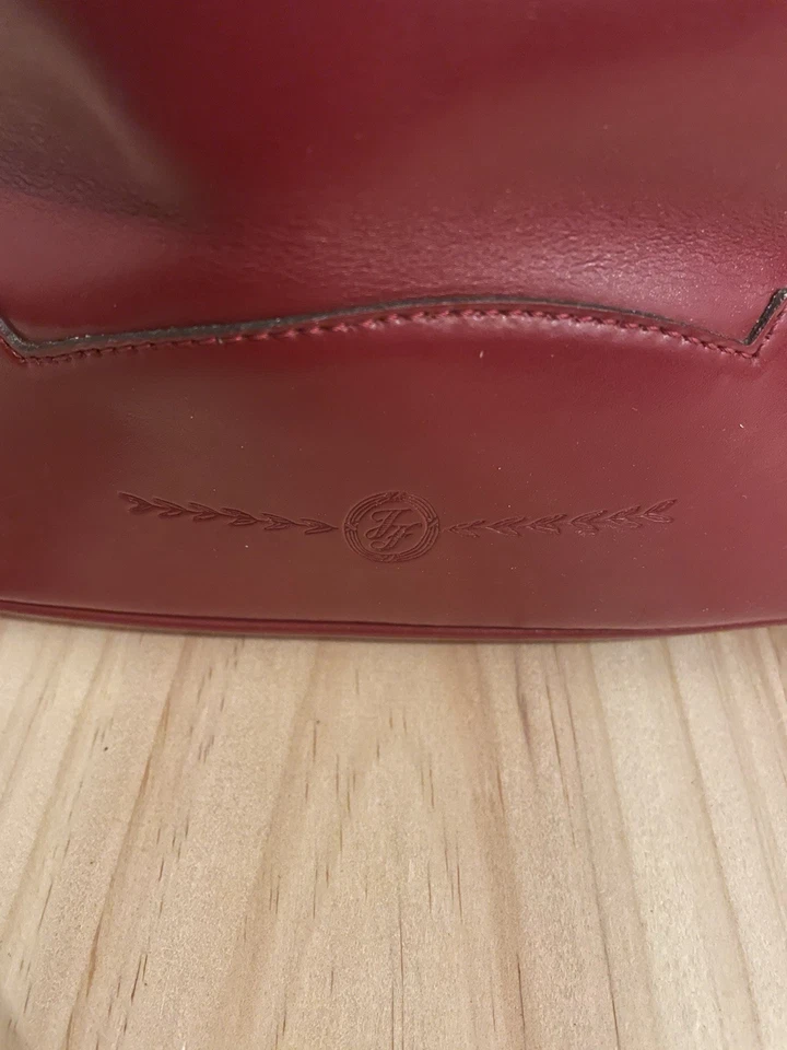 Ines De La Fressange Sac À Dos Cuir Rouge - Photo 2/4