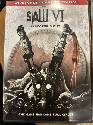 Saw VI ( 2009, Widescreen DVD) Unrated Director's Cut Edition!