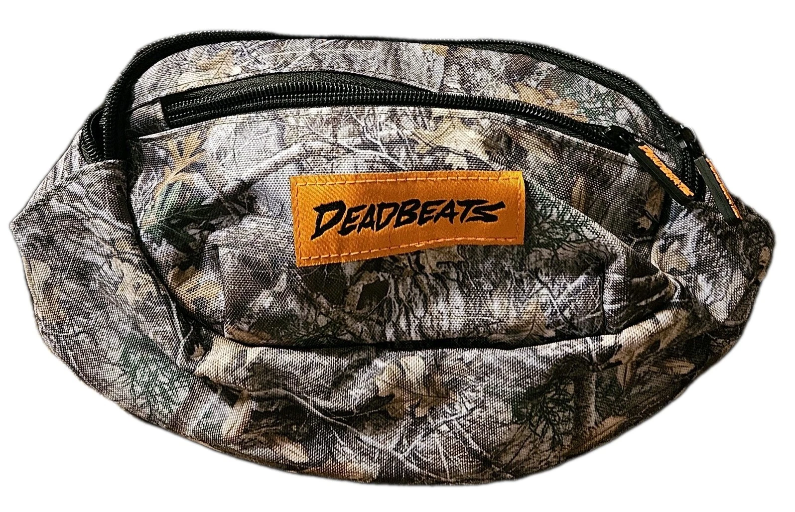 Fanny Pack Small Waist Bag Camouflage Adjustable W/ 2 Zippered Pockets