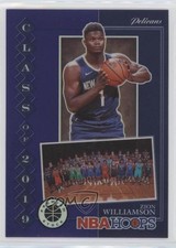 2019-20 Panini NBA Hoops Premium Stock Class of Purple Zion Williamson #7 0z5u