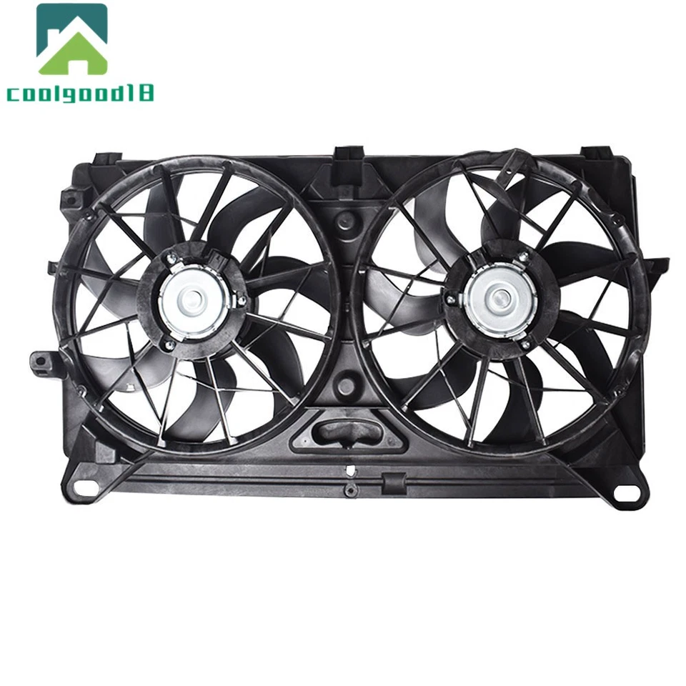 Radiator Condenser Cooling Fan Assembly For Chevrolet Silverado 1500 2005-2007 - Image 2 of 4