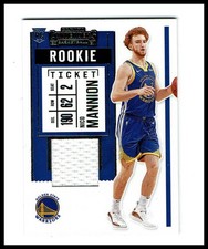 2020-21 Panini Contenders #RS-NMN Nico Mannion Rookie Ticket Swatches