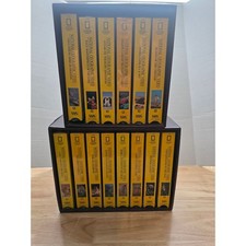 National Geographic VHS Set 14 Tapes sealed/opened Wildlife Nature History