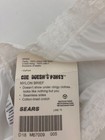 NWT Vintage Sears White The Doesn't Panty W/ Stretch Lace Size 5 S M Granny