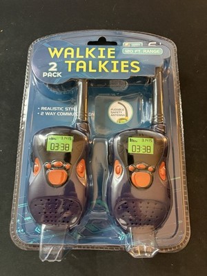 Crypto Sphere Walkie Talkies 2 Pack 120ft Range 2 Way Communication New In Pack