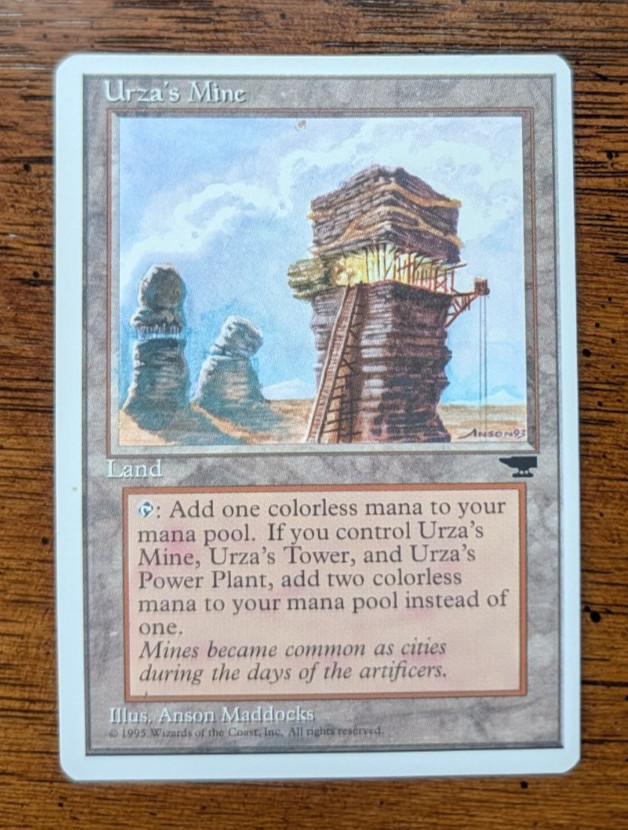 Magic Mtg Chronicles Urza's Mine (Tower)   lightly played