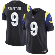 Matthew Stafford Rams Black “Rivalries” Jersey - All Stitched