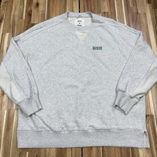 Aerie x Wicked Sweatshirt Womens L Gray Crewneck Fleece Oversized Movie