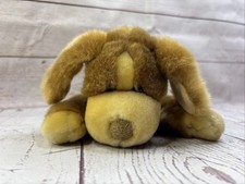 Toys R Us Animal Alley Darby Tan Big Ears Stuffed Plush 9" Puppy Dog Brown Hound